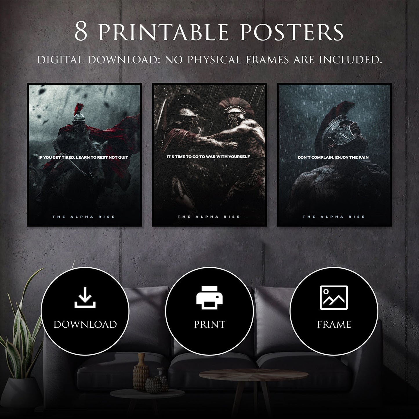 alpha rise digital wall art & wallpaper bundle