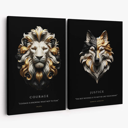 cardinal virtue bundle - courage & justice