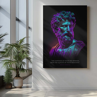 Neon Marcus Aurelius